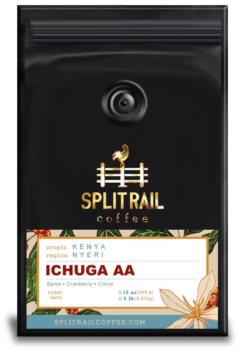 Ichuga AA Kenyan Ichuga AA is a single origin, small batch coffee, with floral and citrus flavors